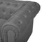 CHESTERFIELD L - Chesterfield bank - Lichtgrijs - Polyester