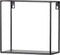 WOOOD Meert Wandplank Kubus - Metaal - Zwart - 30x30x15 - Set van 2
