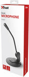 Trust Primo - Desk Microfoon - Kantelbaar met 1.8 meter kabel - Grijs/Zwart