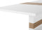 SANTANA - Uitschuifbare eettafel - Wit - 90 x 160/200 cm - MDF