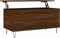 vidaXL - Salontafel - 90x44,5x45 - cm - bewerkt - hout - bruin - eikenkleur