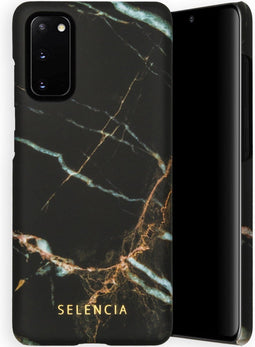 Selencia Hoesje Geschikt voor Samsung Galaxy S20 Hoesje - Selencia Maya Fashion Backcover - zwart