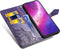 Hoesje Met Pasjeshouder Geschikt voor Motorola Moto G8 Power - Mandala Bookcase - Paars