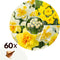 Plant in a Box - Narcissen Dubbel Mix - 60x Narcissenbollen - Vroegbloeiende winterharde bloembollen voor in de tuin