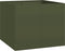 vidaXL - Plantenbak - 100x100x80 - cm - staal - olijfgroen