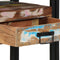 vidaXL - Eettafels - Multikleur - 90x33x75 - cm - Massief - Gerecycled - Hout - & - Metaal