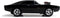 Jada Toys - Fast & Furious - RC 1970 Dodge Charger 1:16 - 2,4 GHz - USB-oplaadbaar - Zwart