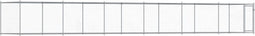 vidaXL - Hondenhok - met - deur - 12x2x1,5 - m - gegalvaniseerd - staal - grijs