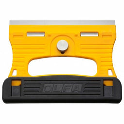 OLFA GSR-1/3B - Professionele Glasschraper - Aceton bestendig 120 mm mes - Geel