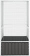 Vogelkooi 111X107X211,5 Cm Gegalvaniseerd Staal Grijs