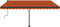 vidaXL - Luifel - vrijstaand - handmatig - uittrekbaar - 450x350 - cm - oranje - bruin