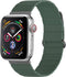 imoshion Magnetisch lederen bandje - Geschikt voor Apple Watch 1, 2, 3, 4, 5, 6, 7, 8, 9, 10 (42 mm), SE - 38/40/41 mm - Groen - One Size