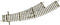 H0 Roco RocoLine (zonder ballastbed) 42464 Gebogen wissel, Links 1 stuk(s)