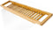 Excellent Houseware Badrek van bamboe hout - 64 x 15 cm - voor spullen - badplank - bruin