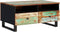 vidaXL - Salontafel - 80x54x40 - cm - massief - gerecycled - hout - en - bewerkt - hout