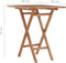vidaXL - Tuintafel - inklapbaar - 60x60x75 - cm - massief - teakhout