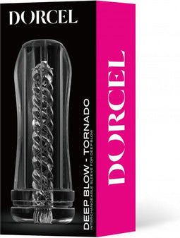 Dorcel - Stroker - Sleeve Voor Masturbator - Deep Blow Tornado - Transparant