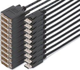 Digitus AK-990900-020-S DisplayPort-kabel Adapterkabel DisplayPort-stekker, DVI-D 24+1-polige stekker 2.00 m Zwart