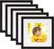vidaXL - Fotolijsten - 5 - st - voor - 13x13 - cm - foto - 3D - 23x23 - cm - zwart