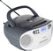 Reflexion RCR2260 - CD-speler met cassette en FM-radio - AUX-ingang en hoofdtelefoonaansluiting - Grijs-wit