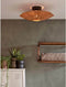 GOOD&MOJO Plafonniere Panama - Bruin - 45x45x5cm - Scandinavisch