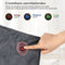 Saaf - Verwarmde Stoeldeken - Draadloos - 3 Warmteniveaus - Original Grey