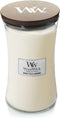 WoodWick Hourglass Large Geurkaars - White Tea & Jasmine - 130 branduren