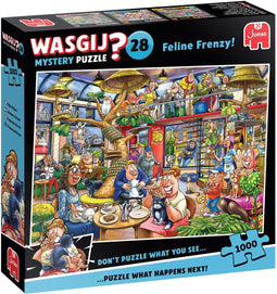 Wasgij Mystery 28 - Legpuzzel 1000 stukjes - Kat-en-Muisspel - Multicolor