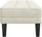 vidaXL - Ligbed - Crème - 113 - cm - Velvet