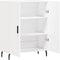 vidaXL - Dressoir - 69,5x34x90 - cm - bewerkt - hout - wit
