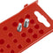 tectake werkplaats gereedschapswand - 28 opbergbakken - 96x17x54 cm - Zwart/Rood