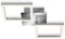 Briloner FRAME - Plafonnière - LED 16 Watt 1200 Lumen 3000 Kelvin - chroom-zilverkleurig