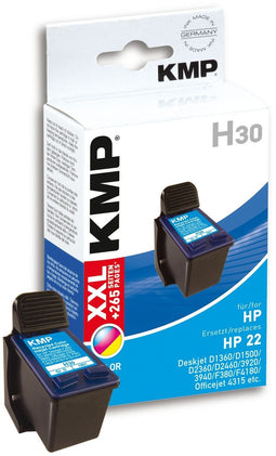 KMP H30 - Inktcartridge - Pigmentbasis - Cyaan Magenta Geel