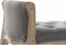 Kruk DKD Home Decor Canvas Natuurlijk Rubberwood Donker grijs (109 x 44,5 x 60 cm)