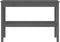 vidaXL - Wandtafel - 110x40x75 - cm - massief - grenenhout - grijs