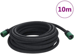 vidaXL - Druppelslang - 0,6'' - 10 - m - rubber - zwart