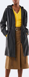 Rains Long W Jacket - Lange waterdichte jas - Verstelbare taille - 01 Black