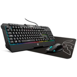 Toetsenbord met Gaming Muis Krom Kunai Qwerty Spaans