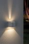 Paulmann Cybo - LED-wandlamp 2x3,5W 2700K 213lm IP65 Wit Aluminium (2 stuks)
