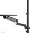 Neomounts WL90-325BL1 - Wandgemonteerd werkstation - Full motion verstelbaar voor schermen tot 32