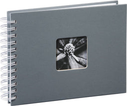 Hama Spiraalalbum "Fine Art", 24 x 17 cm, 50 witte pagina's, grijs
