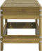 vidaXL - Tuinvoetenbank - 62x30x32 - cm - geïmpregneerd - grenenhout
