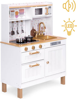 Luxe Speelkeuken voor Kinderen - Complete Set met 7 Accessoires en Geluidseffecten