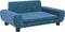 vidaXL Kinderbank 70x45x33 cm fluweel blauw