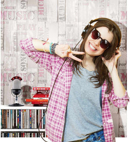 Noordwand - Urban - Friends - & - Coffee - Behang - houten - planken - en - woorden - beige - en - roze