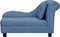 vidaXL - Hondenbank - met - kussen - 83x44x44 - cm - pluche - blauw