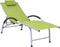 vidaXL - Ligbed - aluminium - en - textileen - groen