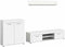 Furnilux Jam - Tv meubel - Praktische indeling - Wit - 35x255x159cm