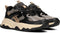 POSH by Poelman GIGI - Dames Sneakers - Chunky zool 5 cm - Zwart met beige
