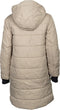 Life Line Howitt Fake Down Parka Dames Beige Maat 3xl